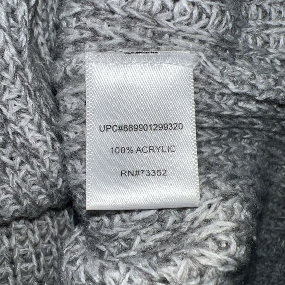 It's Our Time Knit Sweater Women's Scoop with Tie Neck Long Sleeve Size Small - Picture 7 of 12